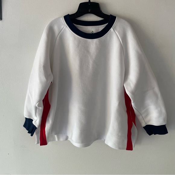 Tuckernuck Tnuck Sport Americana Maggie Pullover Sweatshirt 37666 - Picture 2 of 9